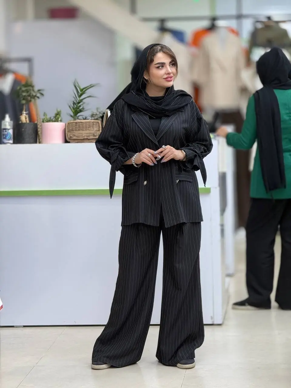 کت شلوار آستین عروسکی دیپلمات